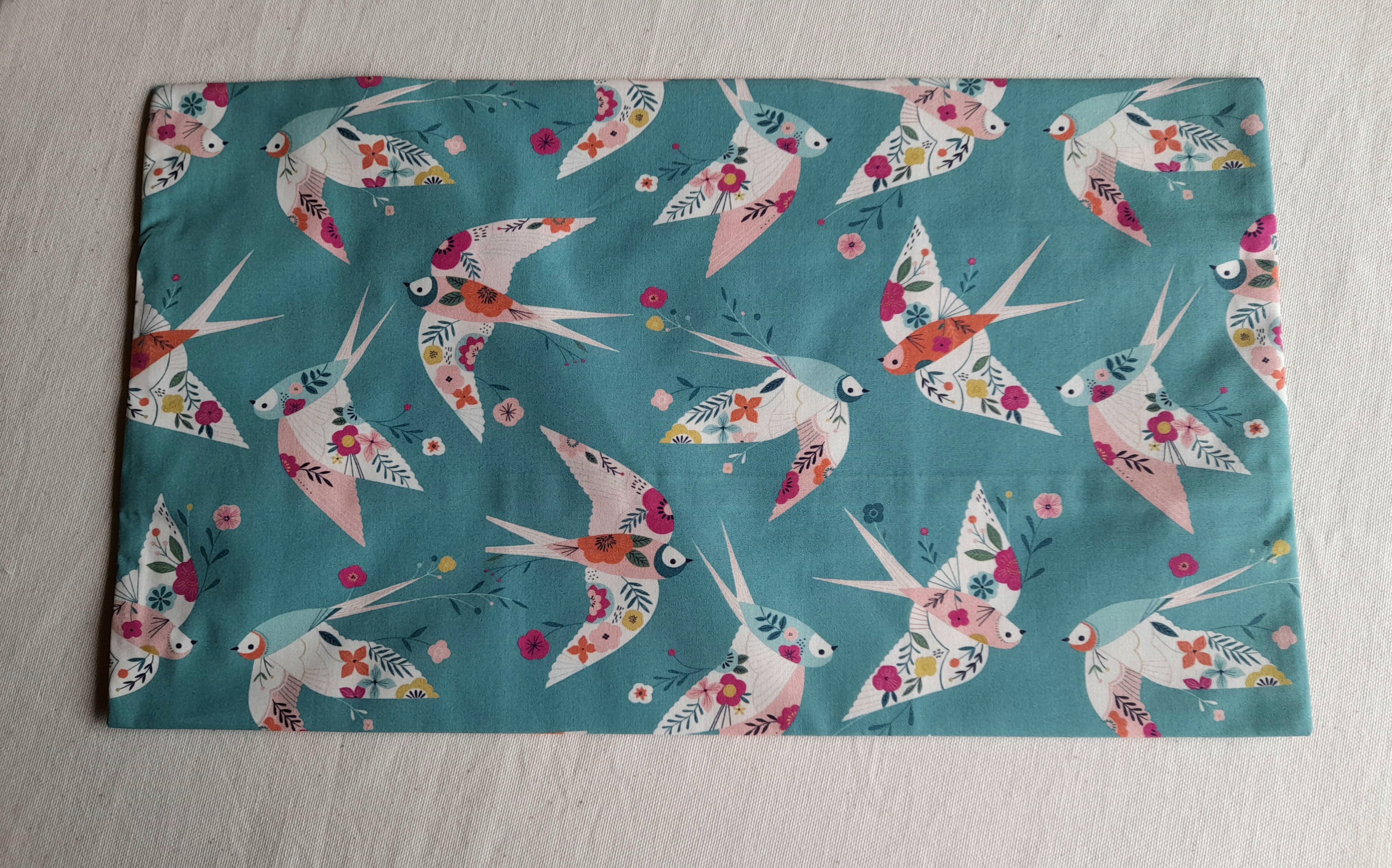 Taie d'oreiller en coton bio &eacute;cru, popeline ou flanelle au choix 